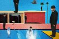 David Hockney, a bigger splash, bearbeitet mit PhotoShop